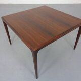 Rosewood coffee table by Johannes Andersen for CFC Silkeborg, Denmark, 1950s.