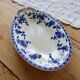 Ravier ancien porcelaine de Dresde bleu blanc – Plat à hors-d'œuvre baroque
