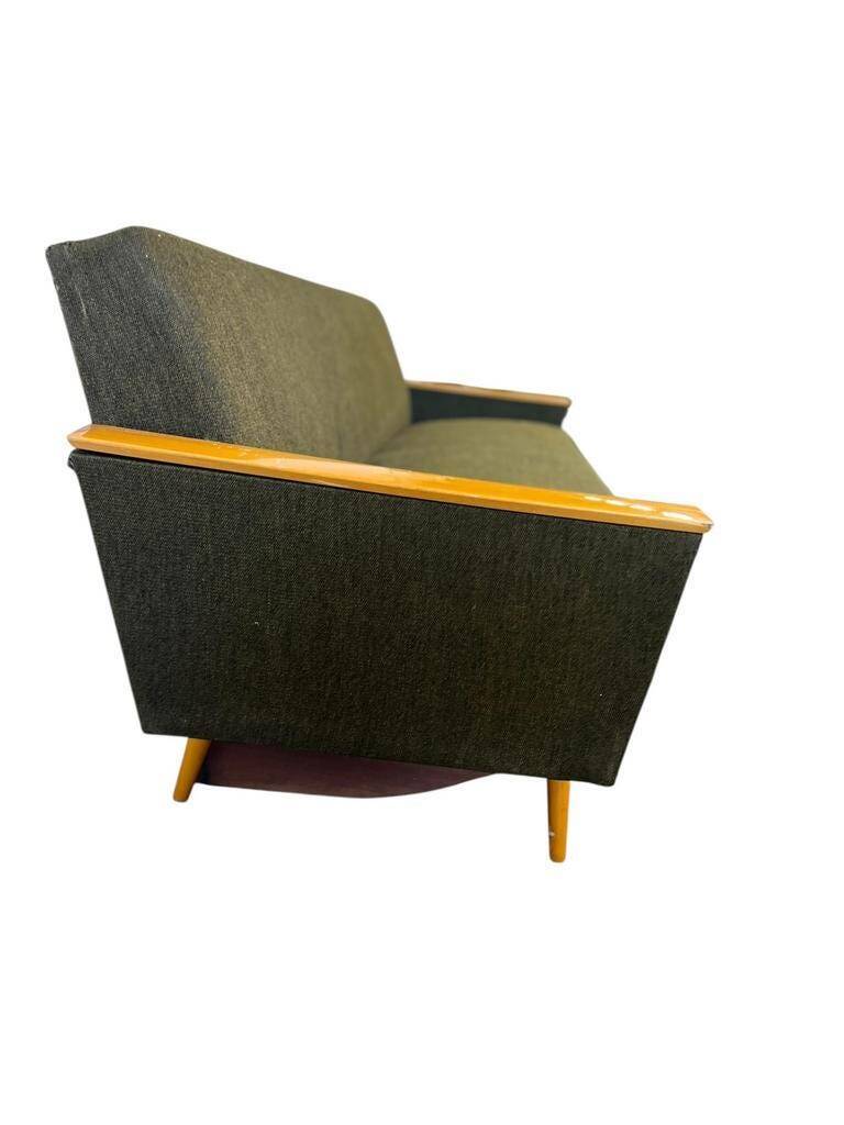 Vintage green sofa / sofa bed / couch