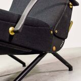 First Edition Osvaldo Borsani P40 Adjustable Tecno Lounge Chair, Italy 50s