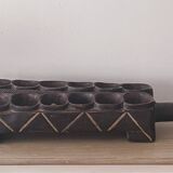Large wooden Awale Baoule game (Burkina Faso)
