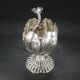 Vintage Christofle caviar spoon set Fleuron dolphin decoration