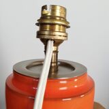 Ceramic lamp stand, orange