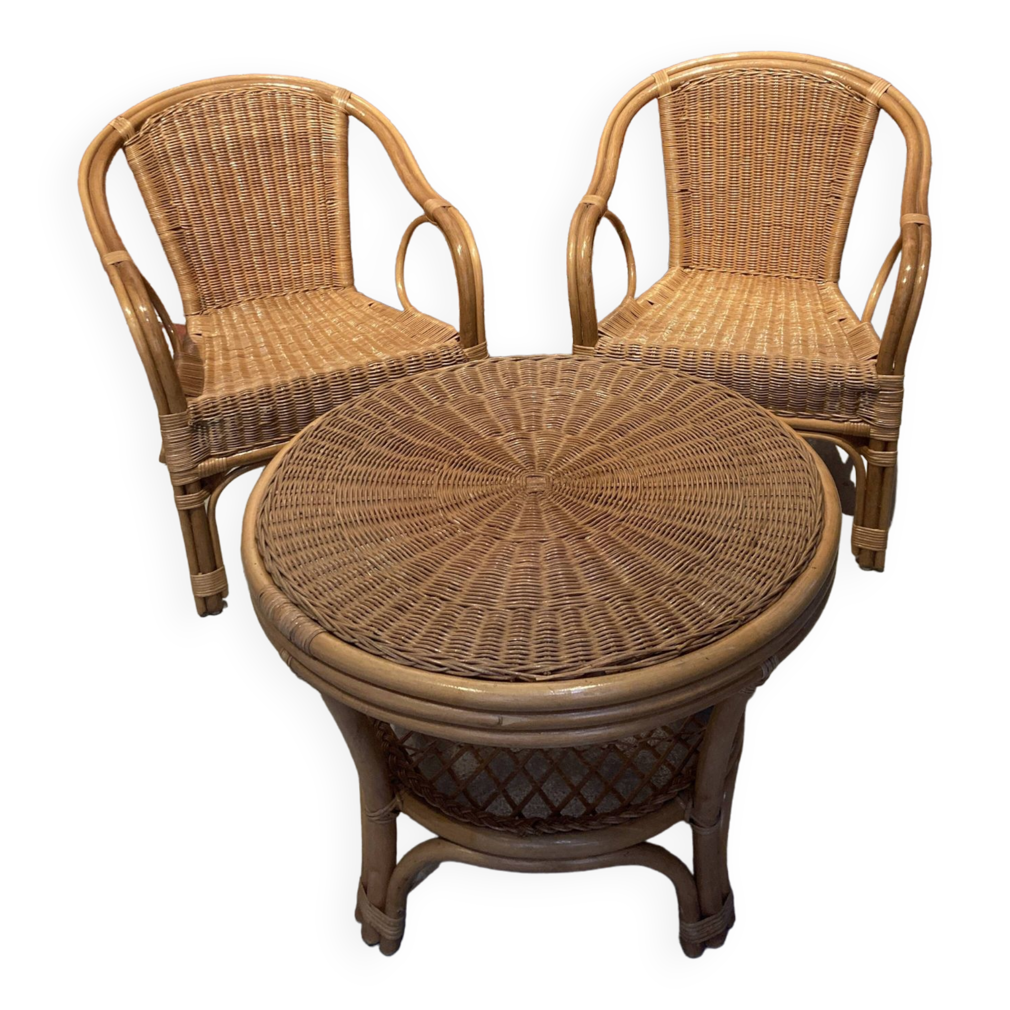 Rattan garden furniture