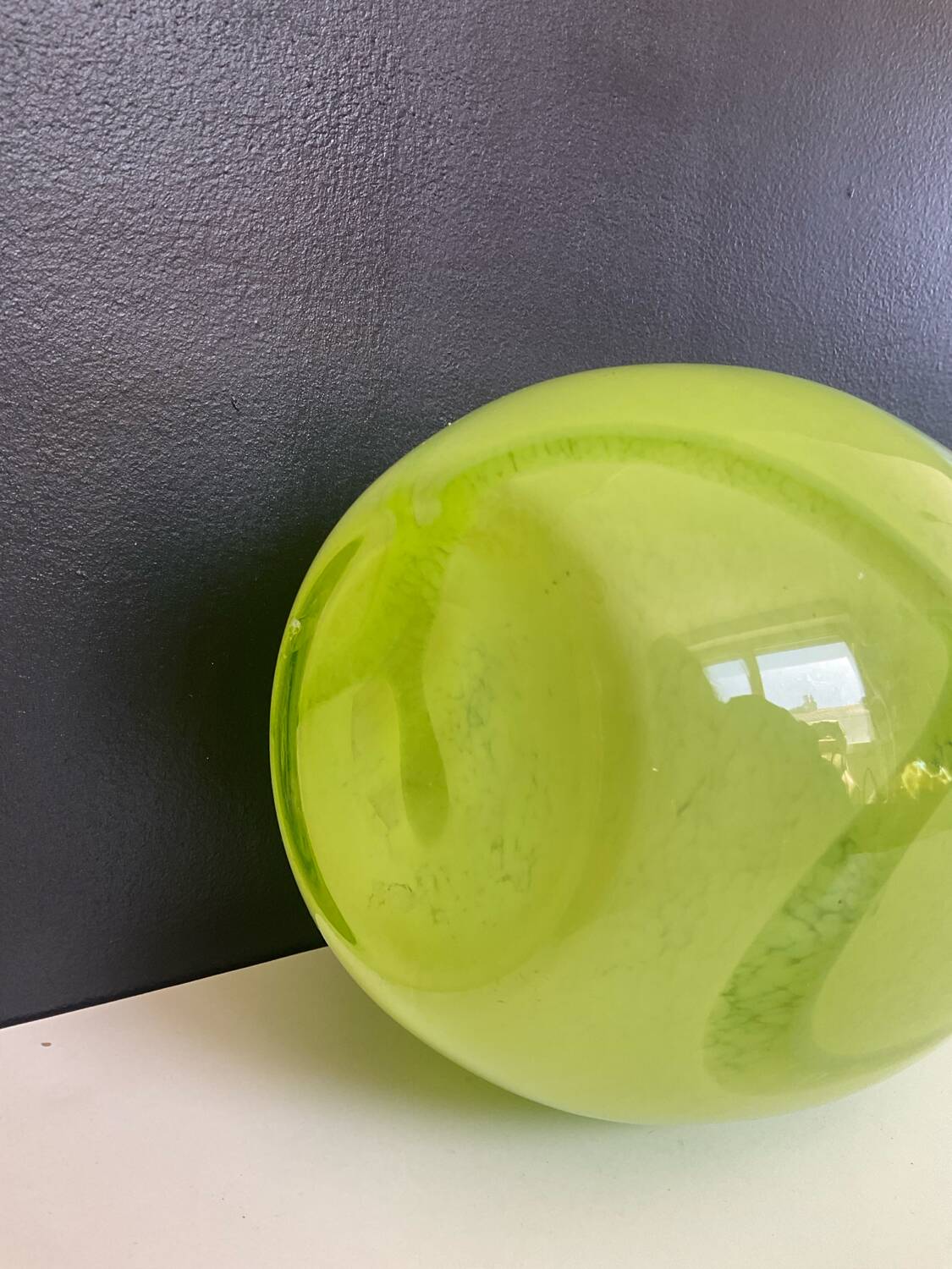 Vintage glass paste vase