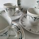 Set of 3 K&G Lunéville cups and saucers – Succao model, 1920s