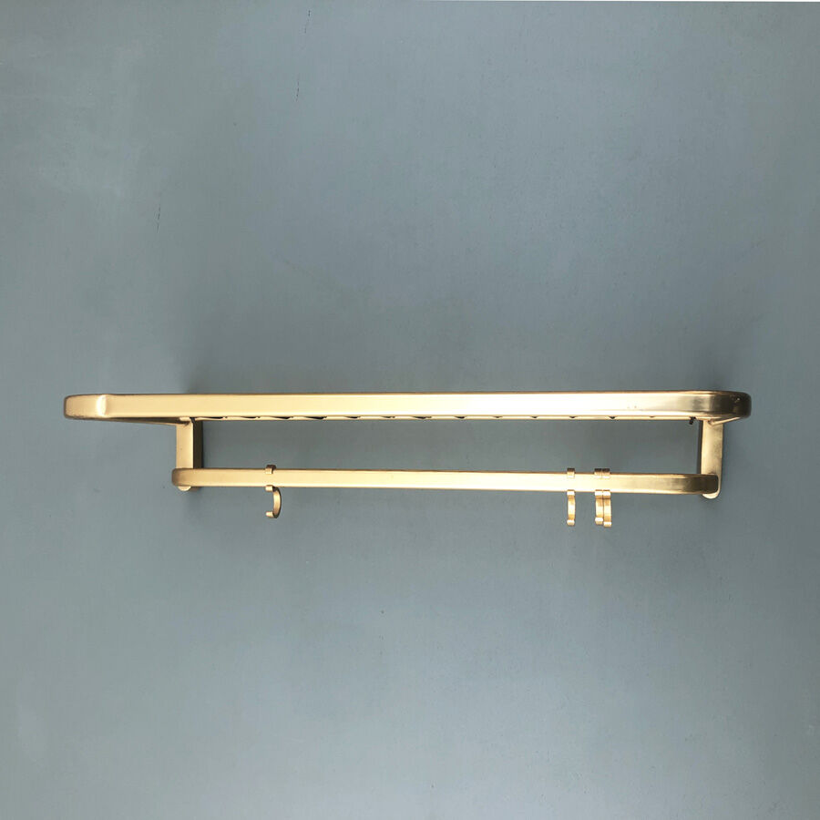 Coat rack train luggage rack 1950