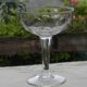 Set of 6 antique glass champagne glasses.