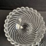 Molded crystal sugar bowl – Baccarat Twisted bamboo