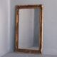 Mirror restoration Golden stucco rectangle 137 x 89 cm
