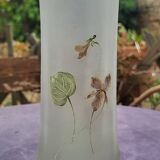 Legras vase, table bouquetier model "violet"