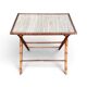 Table d’appoint pliante en faux bambou, époque 1900