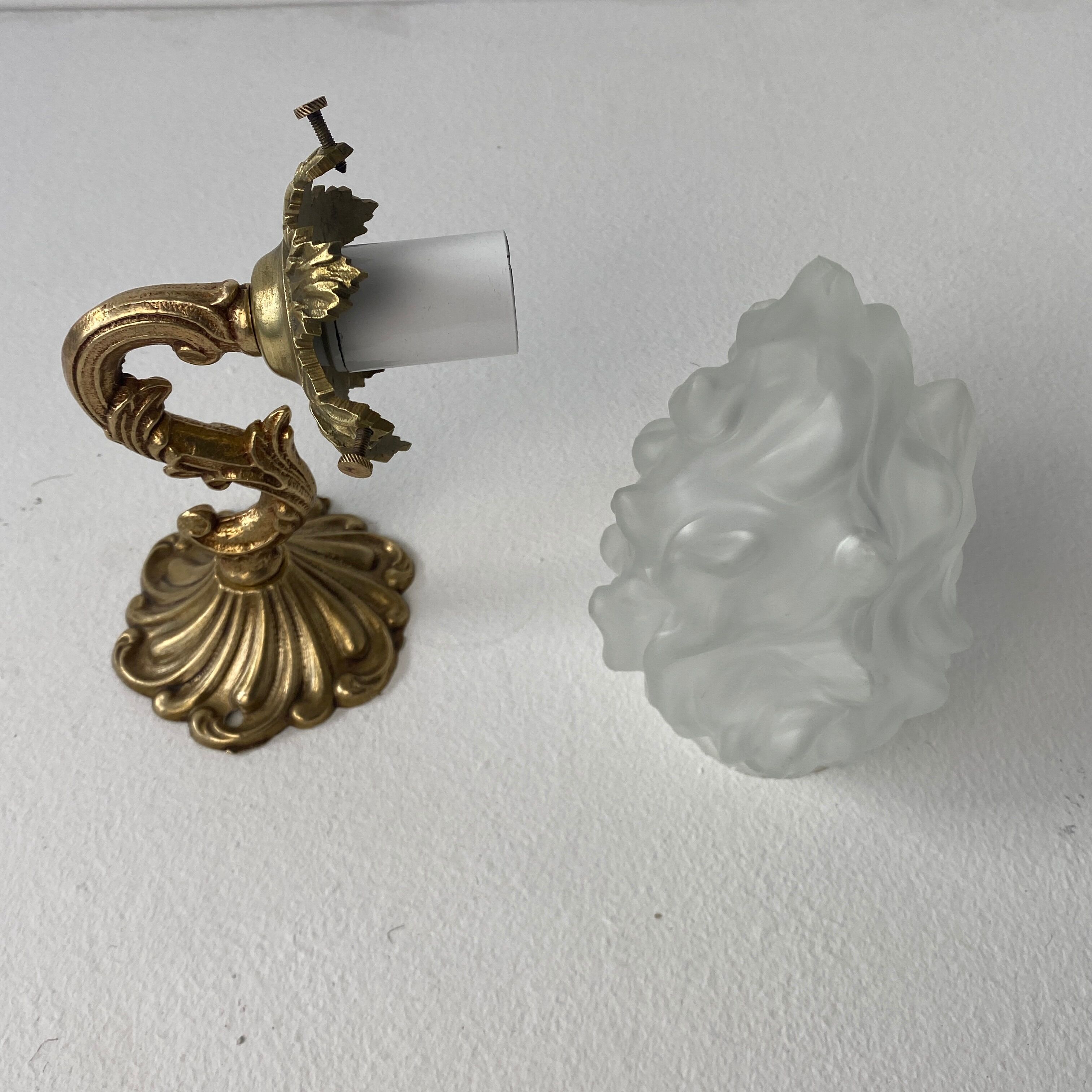 Pair of vintage art-deco sconces