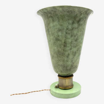 Lampe de table Art Déco attribuée à Edmond Etling, France, ca. années 1920