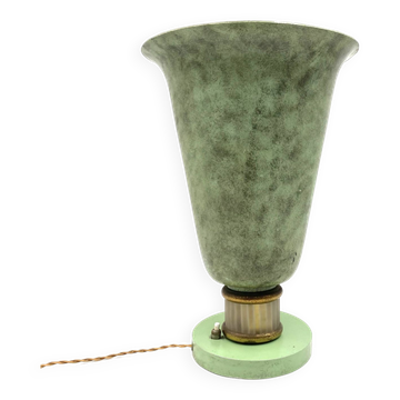 Lampe de table Art Déco attribuée à Edmond Etling, France, ca. années 1920
