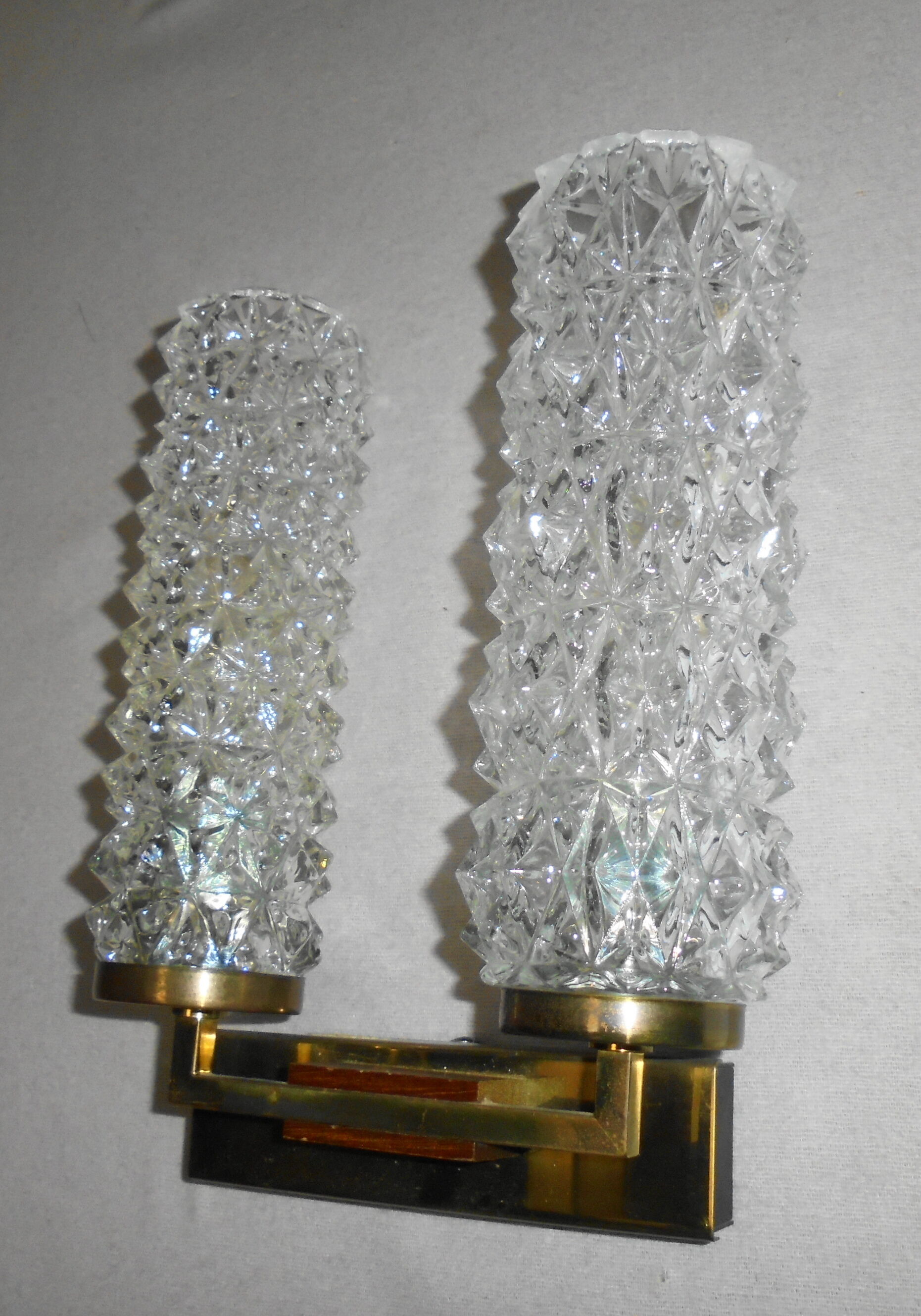 Pair of Scandinavian wall lamps from the 70s