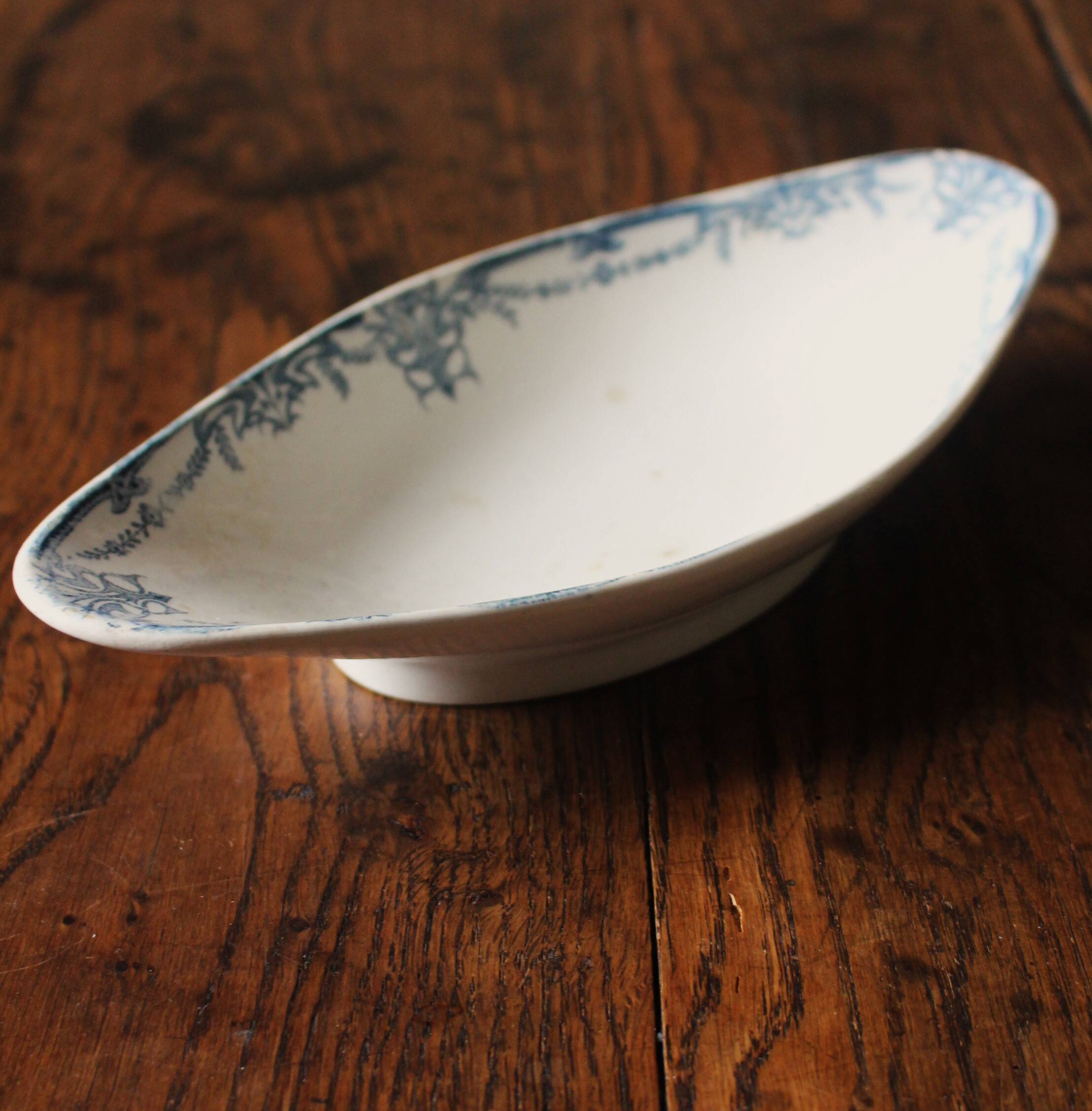 Blue Iron Earth Dish Sarreguemines Vaucluse