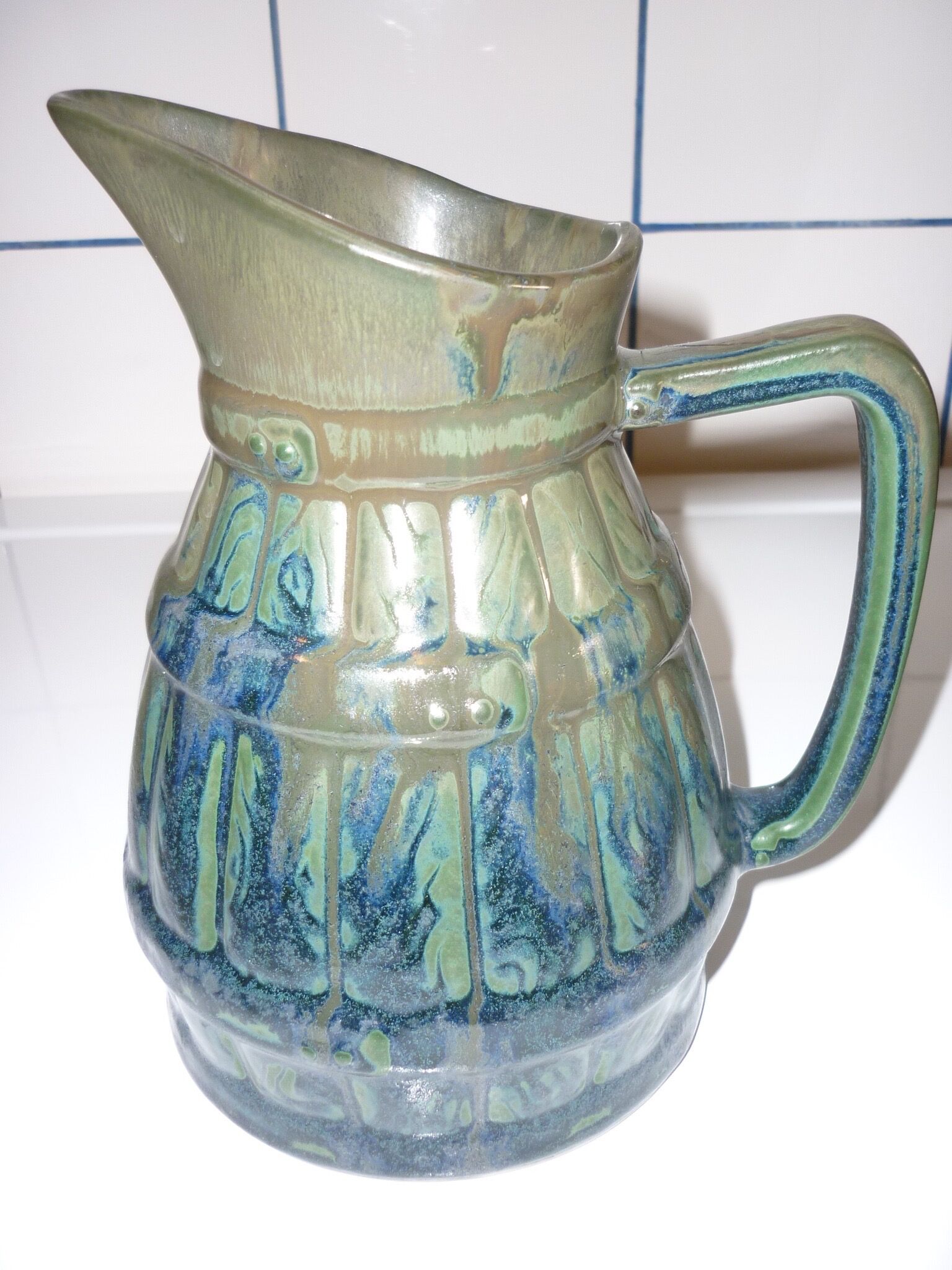 Ceramic water or wine pitcher