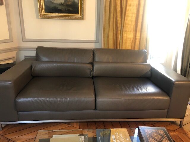 Leather sofa