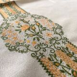 10 serviettes vintage brodées