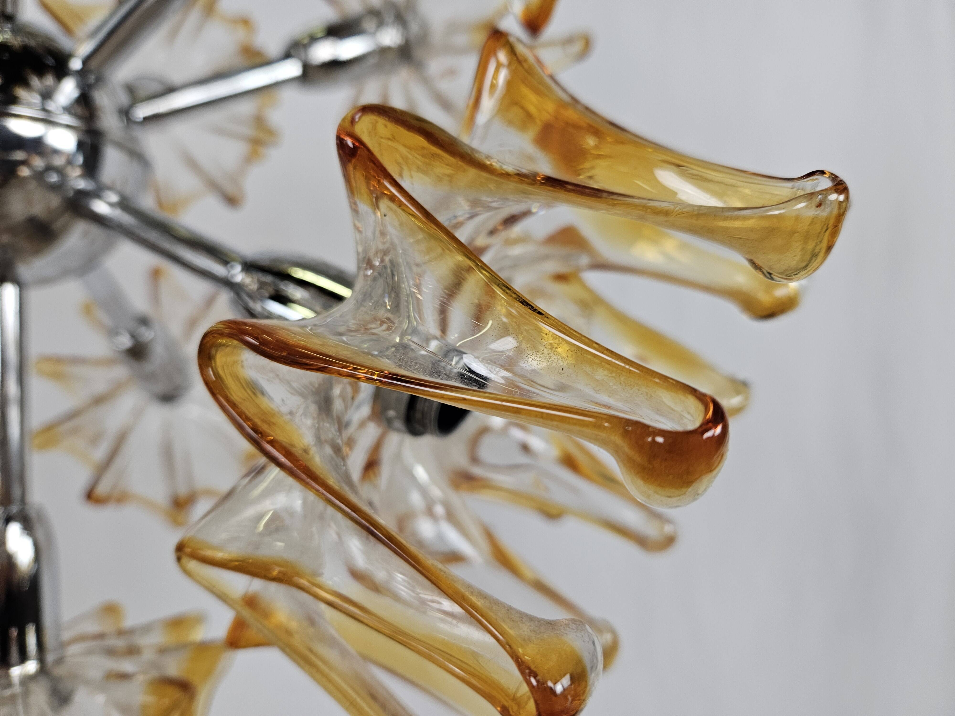 Sputnik chandelier with 14 ceiling lights