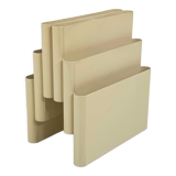 Porte-magazines beige par Giotto Stoppino pour Kartell, 1970