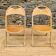 Vintage OTK folding chair pair