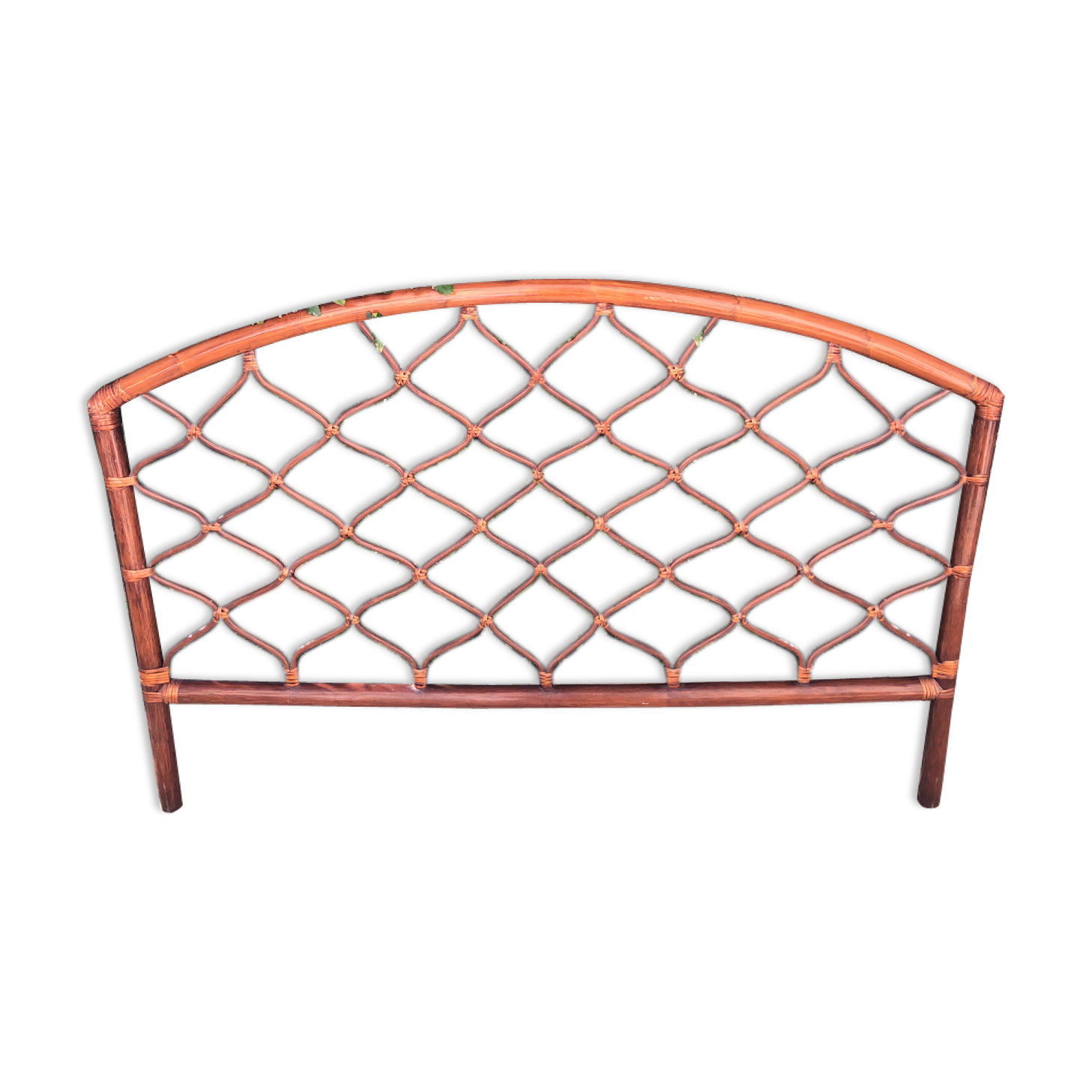 Bamboo and rattan headboard