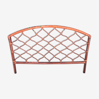 Bamboo and rattan headboard