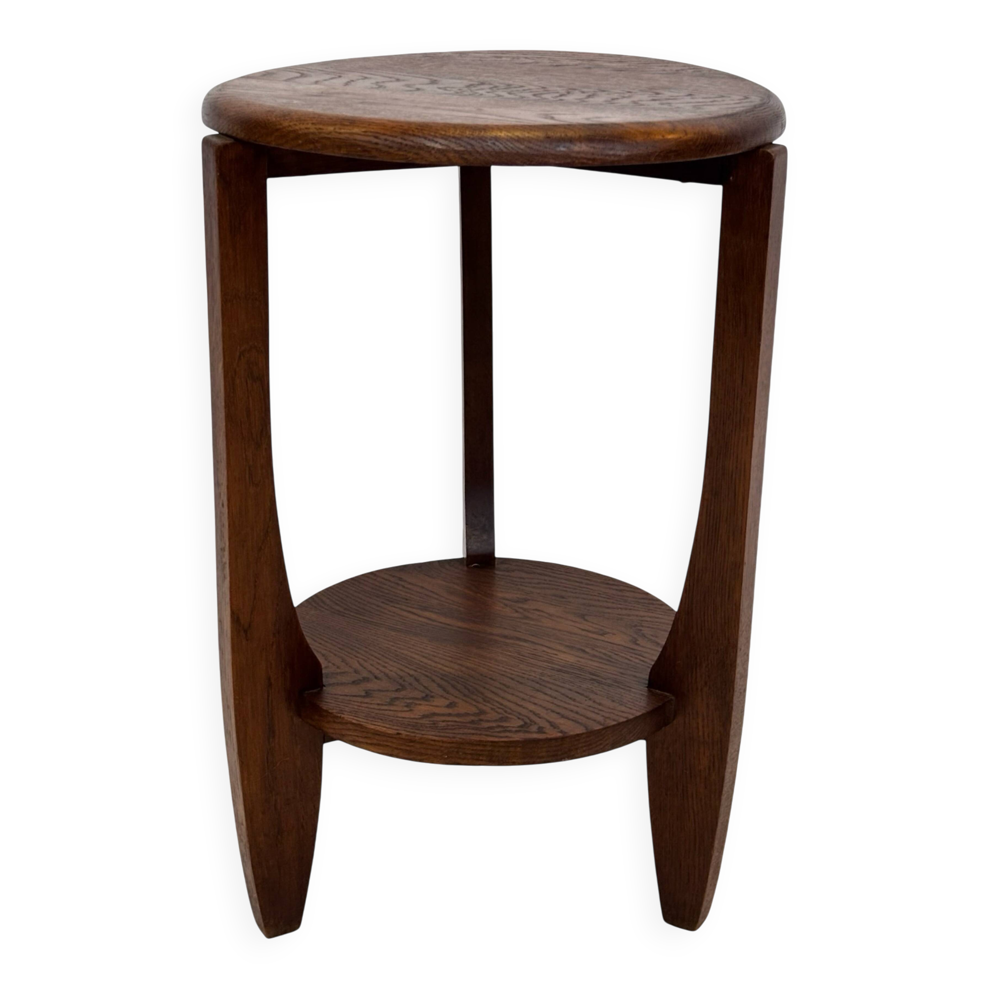 Art Deco Side Table Plant Table Oak 1950s Design