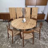 Dyrlund, vintage 1960s XXXXL extendable Danish dining table
