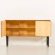 Small Italian sideboard with 4 drawers, 1970s