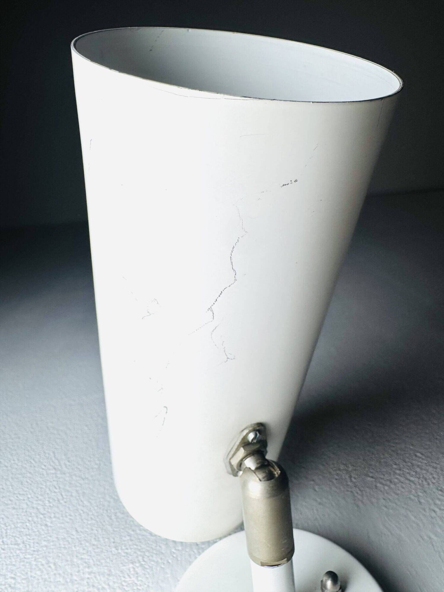 C-1582 Tubular Wall Lamps In White By Raak Amsterdam, The Netherlands 1960S