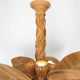 "Flower" chandelier in rattan