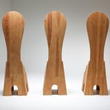 Mario Ceroli 'Fratina' Chairs - 1972