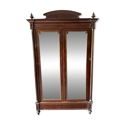 Armoire Louis XVI en acajou