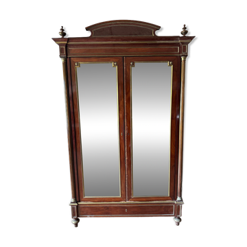 Louis XVI mahogany wardrobe