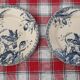 Set of 6 antique ironstone plates