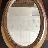 Miroir Art déco ovale 71x44cm