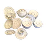 Bernardaud Limoges Hortense porcelain dinner service