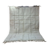 Tapis BeniOuaren Moderne Blanc 300x200 cm