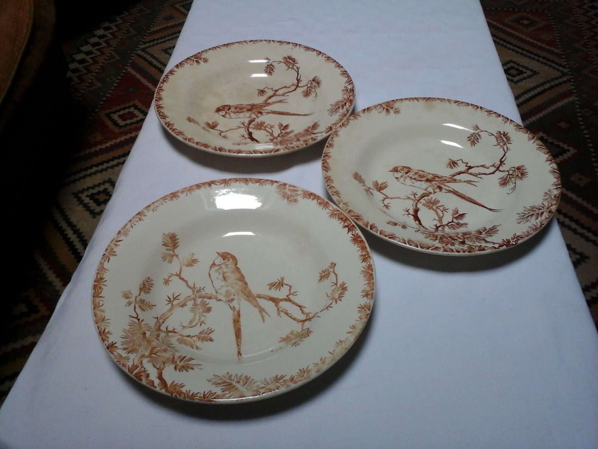 Set of 8 old soup dishes, Provençal / Gien