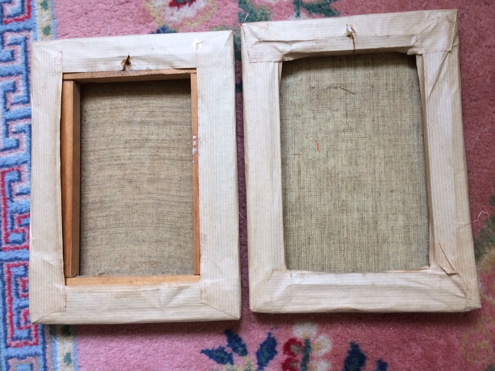 Pair of oils on canvas