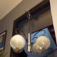 Delmas chandelier with Mazzega globes