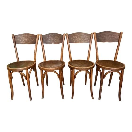 Set of 4 chairs W. Baumann & Cie