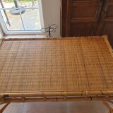 Rattan dining table