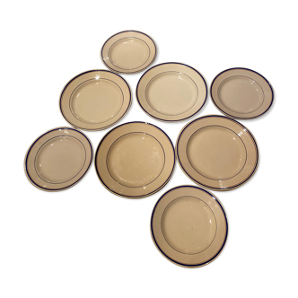 Blue edé plates
