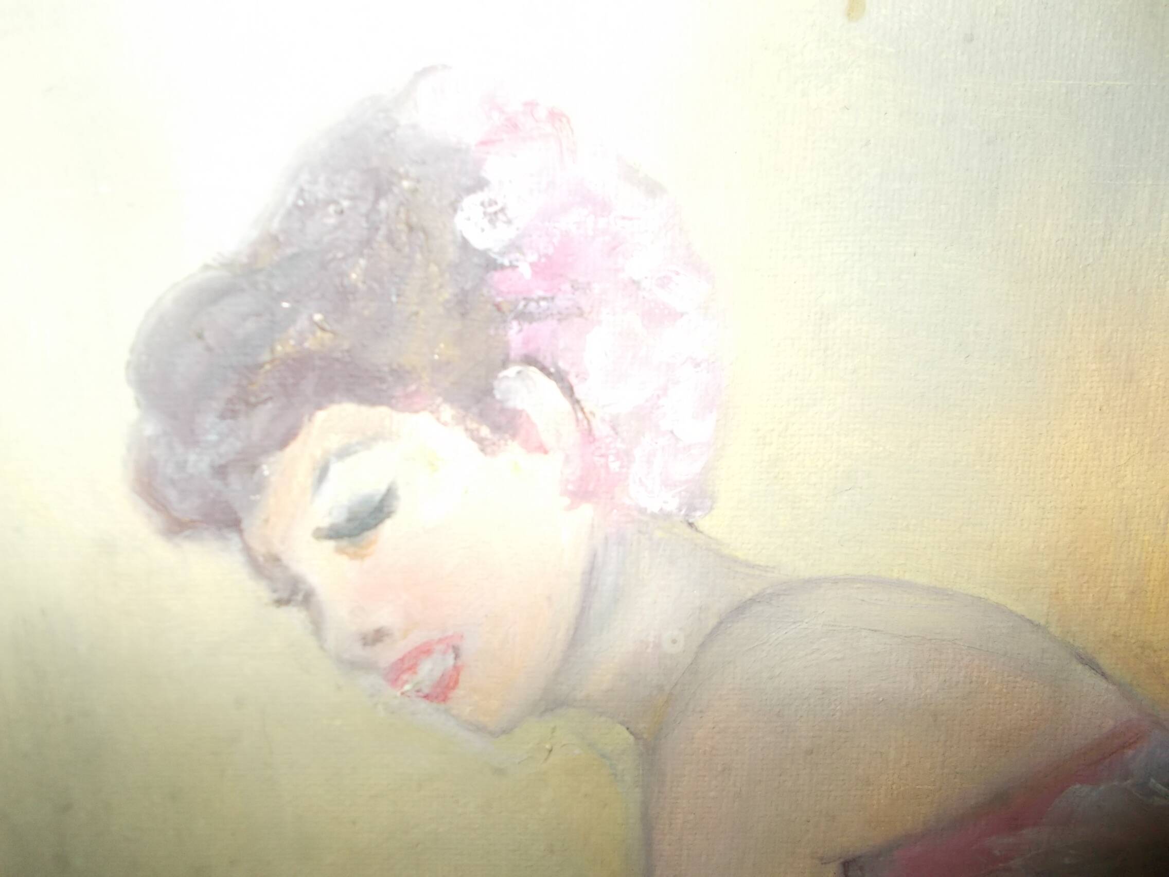 Oil on canvas dancer