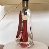 Red Val Saint Lambert lamp