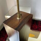1950s wooden table lamp
